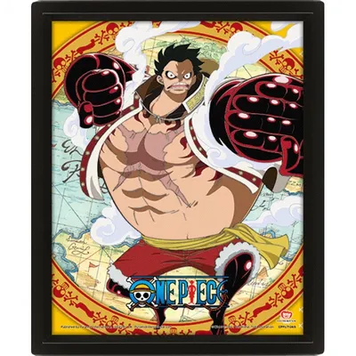 Pyramidenposter 3D One Piece 4th Gear Flip