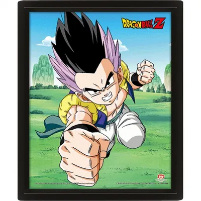 Pyramiden-3D-Poster "Dragon Ball Z wendet das Blatt der Schlacht".