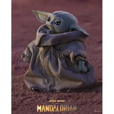 Pyramid 3D-Poster Star Wars The Mandalorian Grogu