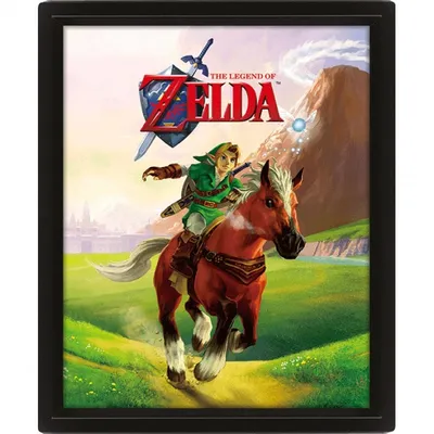 Pyramide 3D-Poster The Legend Of Zelda Gallop