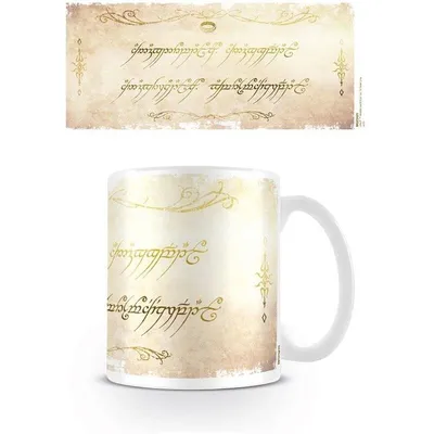 Becher Pyramid The Lord Of The Rings (Ring Inscription) 0,315 L Keramik Multifarben