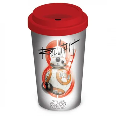 Pyramiden-Reisebecher Star Wars Episode 8 BB-8 Roll With It