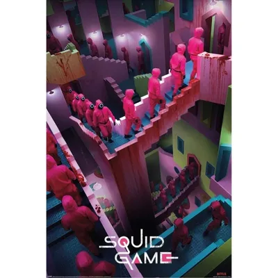 Pyramid Maxi Poster The Squid Game Crazy Stairs 91,5x61cm