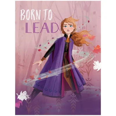 Pyramidenleinwand Disney Frozen 2 Born to Lead Anna 30x40