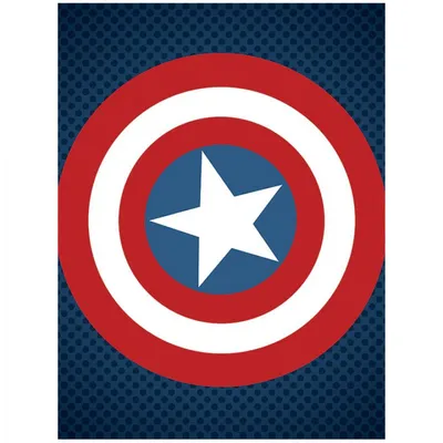 Pyramidenleinwand Marvel Captain America Schild 30x40cm