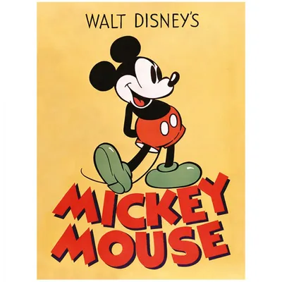 Pyramidenleinwand Disney Mickey Mouse 30x40
