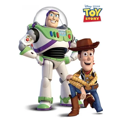 Pyramidenleinwand Disney Toy Story Buzz und Woody 30x40cm