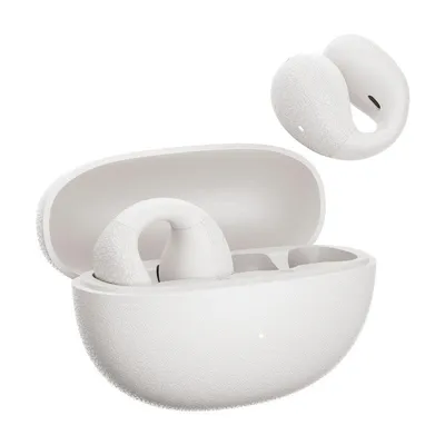 Kopfhörer QCY Crossky C10 kabellos Bluetooth 5.4, Mikrofon und Touch-Steuerung, weiß