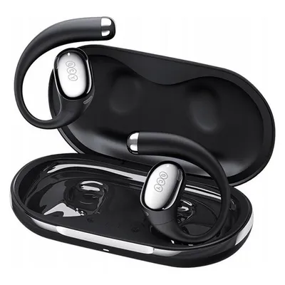 QCY Crossky R70 kabellose Bluetooth Kopfhörer mit Geräuschunterdrückung offen schwarz