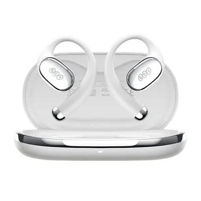 QCY Crossky R70 kabellose Bluetooth Kopfhörer mit Geräuschunterdrückung offenem Design grau