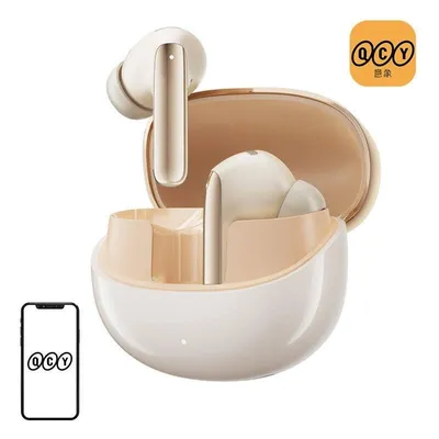 Kopfhörer QCY MeloBuds Pro HT08 kabellos Bluetooth mit ANC Rauschunterdrückung Gold