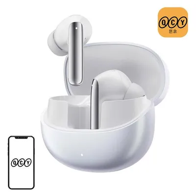 QCY MeloBuds Pro HT08 kabellose Bluetooth Kopfhörer mit ANC und 34h Akku weiß