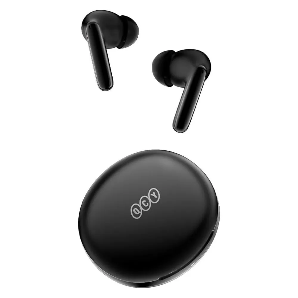 QCY T13 ANC2 kabellose Bluetooth 5.3 Kopfhörer mit Geräuschunterdrückung und Mikrofon schwarz