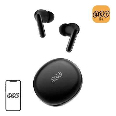 QCY T13 ANC2 kabellose Bluetooth 5.3 Kopfhörer mit Geräuschunterdrückung und Mikrofon schwarz