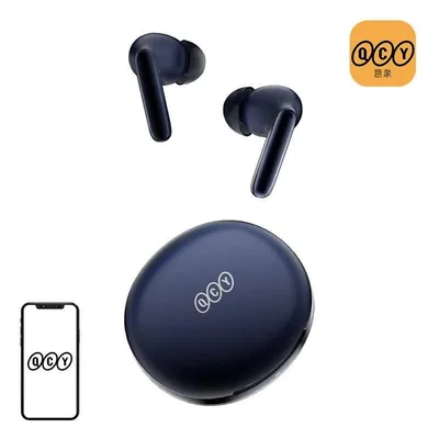 QCY T13 ANC2 kabellose Bluetooth-Kopfhörer mit Geräuschunterdrückung und Mikrofon, blau