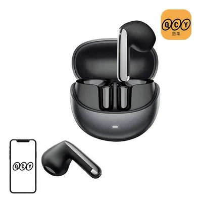 Kopfhörer QCY AilyBuds Pro+ HT10 Pro kabellos Bluetooth 5.3 ANC Mikrofon Schwarz