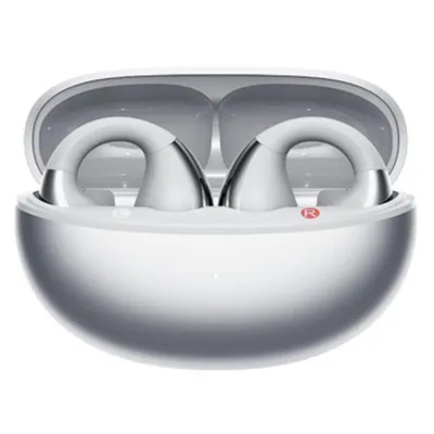 Kopfhörer QCY Crossky Clip C30S Bluetooth 6.0, Geräuschunterdrückung, IPX5, Silber