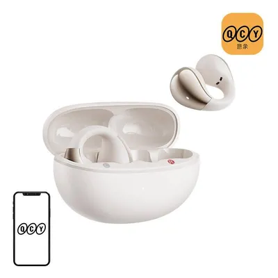 QCY Crossky Clip C30 kabellose Bluetooth 5.4 Sport-Kopfhörer weiß