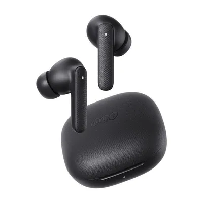 QCY T43 kabellose Bluetooth Kopfhörer mit Geräuschunterdrückung, 35h Akku, IPX4 grau