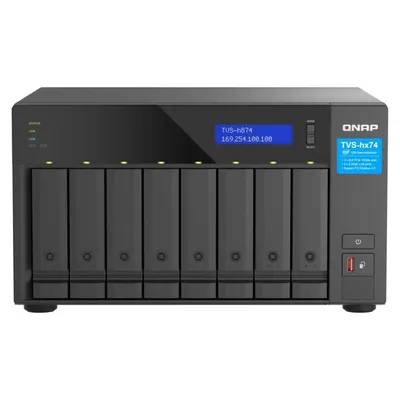 NAS Tower QNAP Intel Core i9 64GB DDR4 8-Bay 10GbE M.2 RAID QTS