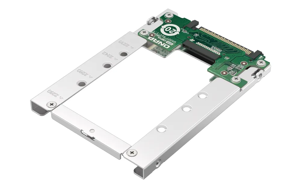 U.2 zu M.2 Adapter QNAP QDA-UMP4A für NAS