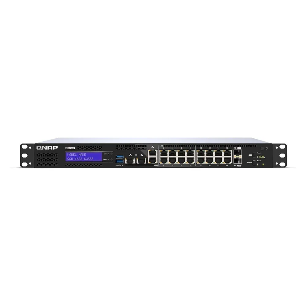 QNAP QGD-1602-C3558-8G Smart Edge Switch mit 2,5 GbE und 10 GbE Fähigkeit