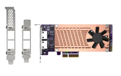Tarjeta de Red QNAP QM2-2P2G2T PCI Express 2,5GbE Dual M.2 NVMe