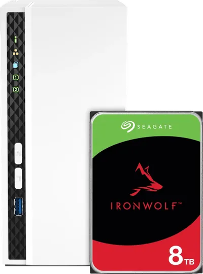QNAP TS-133 + Seagate Ironwolf 8TB