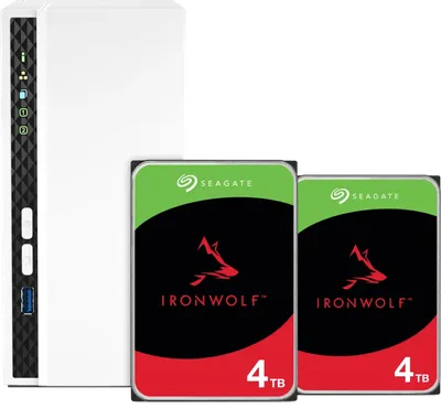 QNAP TS-233 + Seagate Ironwolf 4TB Doppelpack