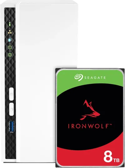 QNAP TS-233 + Seagate Ironwolf 8TB
