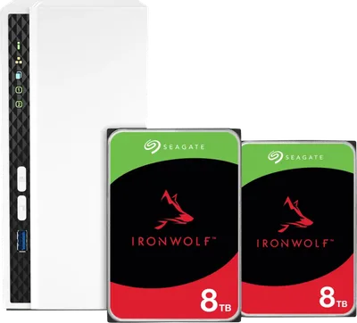 QNAP TS-233 + Seagate Ironwolf 8TB Doppelpack