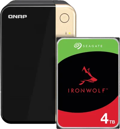 QNAP TS-264-8G + Seagate Ironwolf 4TB