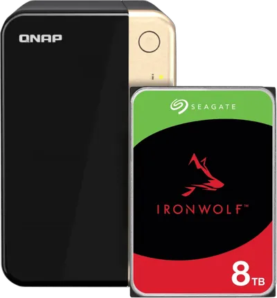 QNAP TS-264-8G + Seagate Ironwolf 8TB