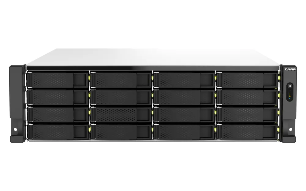 Qnap Ts-h2287xu-rp-e2336-32g 22 Bay 2u Netzwerkspeicherserver, hocheffizient und sicher für Unternehmen.