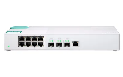 QNAP QSW-308-1C Netzwerk-Switch Unmanaged Gigabit Ethernet (10/100/1000) Weiß