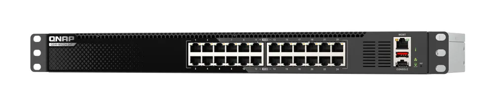 Switch QNAP QSW-M3224-24T 24x10GbE Managed Rackmount L3 Lite 1U