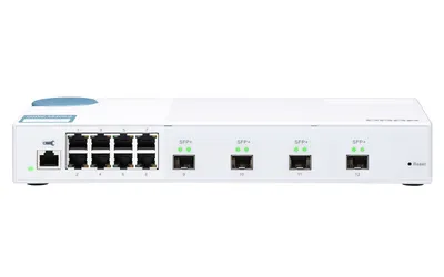 QNAP QSW-M408S Netzwerk-Switch Managed L2 Gigabit Ethernet (10/100/1000) Weiß