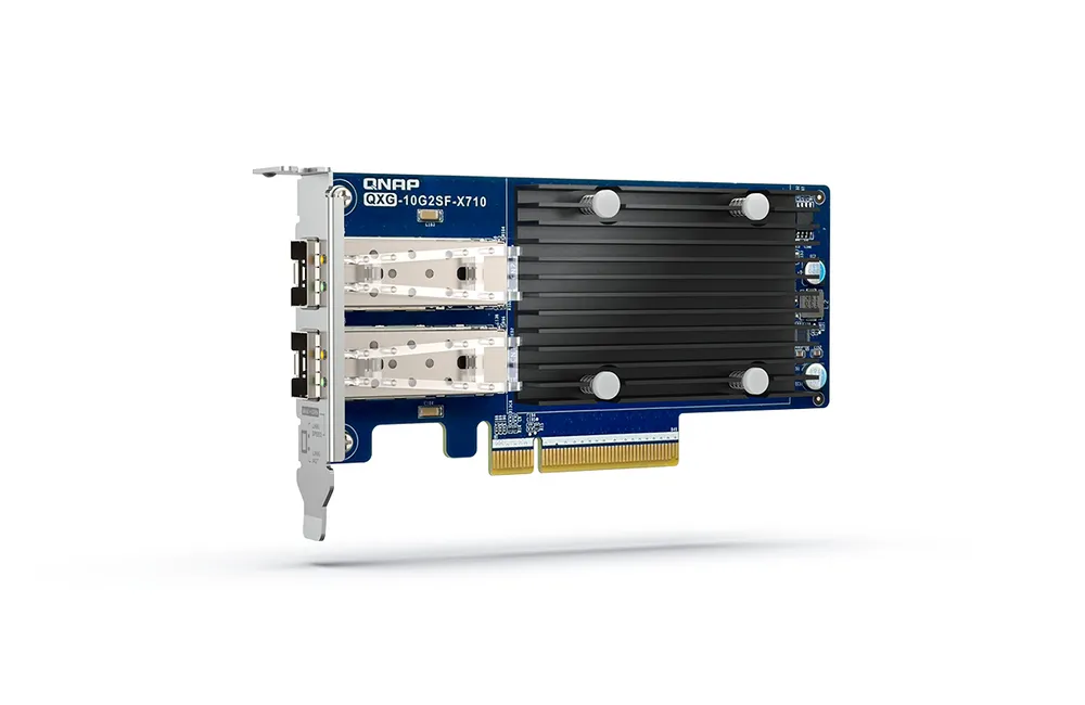 Netzwerkkarte QNAP QXG-10G2SF-X710 Intern PCIe 2x SFP+ 10GbE Netzwerkkarte QNAP QXG-10G2SF-X710 Intern PCIe 2x SFP+ 10GbE