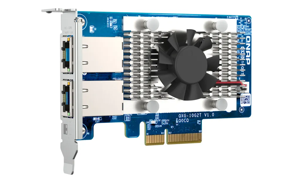 Netzwerkkarte QNAP QXG-10G2T PCI Express 10G Ethernet Dual Port Marvell AQtion AQC107 intern