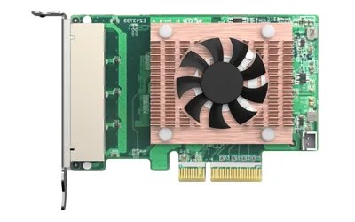 Tarjeta de Red QNAP QXG-2G4T-I225 PCI Express 2.5 GbE 4 Puertos Intel i225-LM