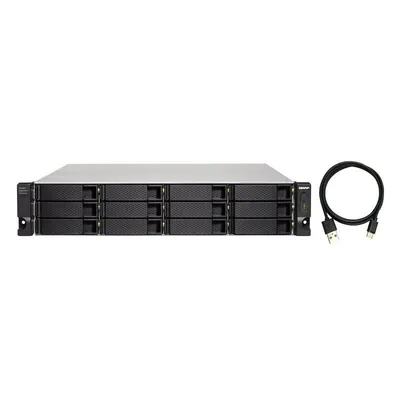 Boîtier D'extension Nas Qnap Tl-r1200c-rp 12 Bays 2u – 144 TB skalierbarer Speicher, 10-GBE-SFP-Verbindungen, Hot-Swap-fähige Festplatten – ideal für KMU.