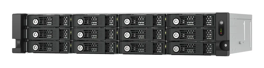 Caja PC QNAP TL-R1200PES-RP Rack 2U Metall Schwarz Grau Hot-swap