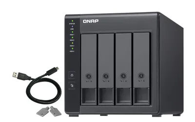 Externe Festplatte QNAP 4-Bay USB 3.2 Gen 1 Type-C RAID TR-004