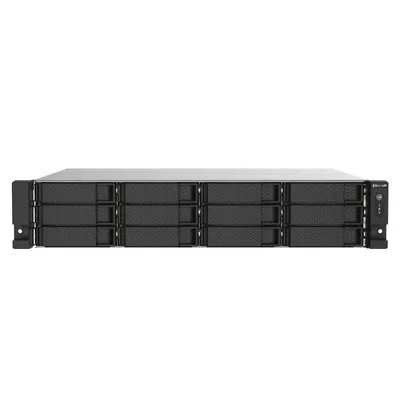 NAS Rack QNAP 12-Bay Intel Celeron J4125 4GB DDR4 2x2,5GbE PCIe 2U redundante Stromversorgung