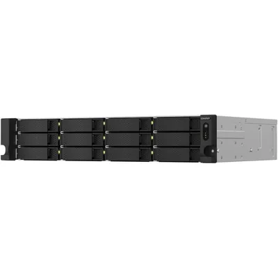 QNAP TS-1264U-RP-8G NAS 12 Schächte 2x2,5GbE Schwarz