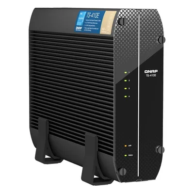 QNAP TS-410E NAS Tower Intel® Celeron® J6412 8 GB 0 TB QNAP QTS Schwarz