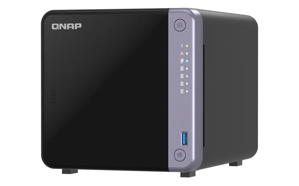 QNAP TS-432X-4G NAS & Speicherserver Tower Alpine Alpine AL-524 4 GB DDR4 QNAP QTS Schwarz