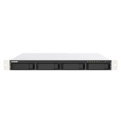 NAS Rack 1U QNAP Intel Celeron J4125 4GB PCIe redundantes Netzteil
