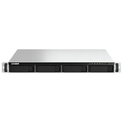 QNAP TS-464U NAS Rack (1U) Intel® Celeron® N5095 8 GB DDR4 QNAP Turbo System Schwarz