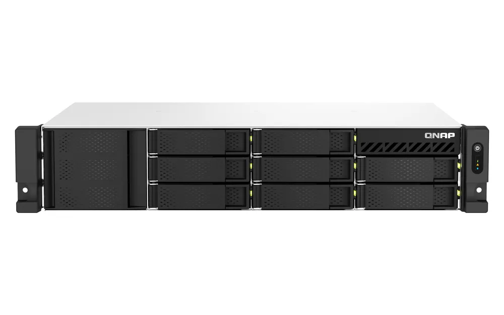 NAS QNAP TS-873AeU-RP Ryzen V1500B 4Kern 2,2GHz 4GB DDR4 2,5GbE 8-Bay Rack NAS